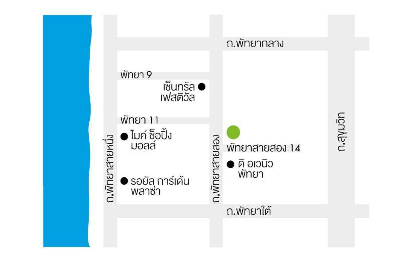 The Base Deluxe Apartamento Pattaya Exterior foto